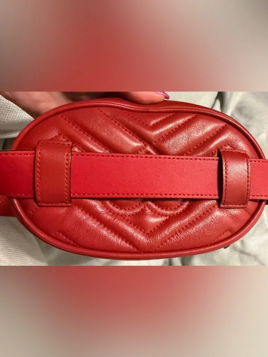 Authentic Gucci GG Marmont Belt Bag with COA and Dust Bag. - Picture 6 of 11